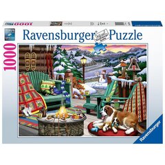 Puzzle talvepuhkus Ravensburger, 1000 tk hind ja info | Pusled lastele ja täiskasvanutele | hansapost.ee