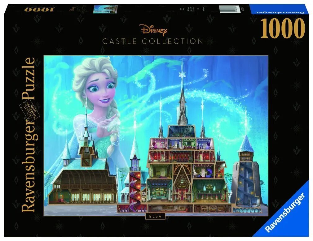 Pusle Ravensburger Disney Elsa, 1000 tk hind ja info | Pusled lastele ja täiskasvanutele | hansapost.ee