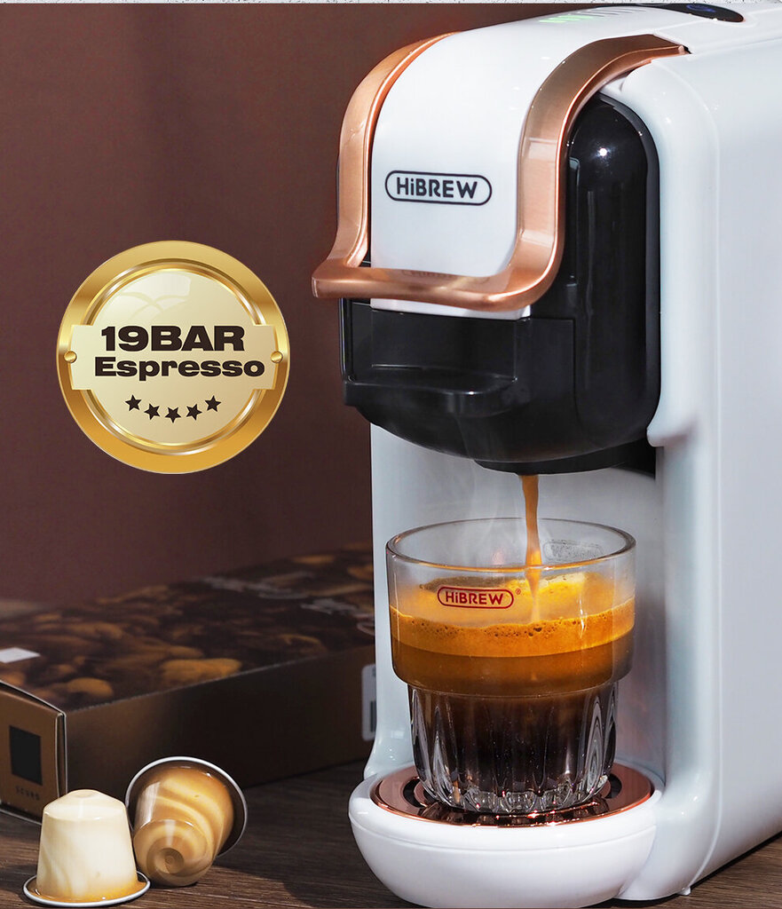 Hibrew 5-in-1 H2B - Valge цена и информация | Kohvimasinad ja espressomasinad | hansapost.ee