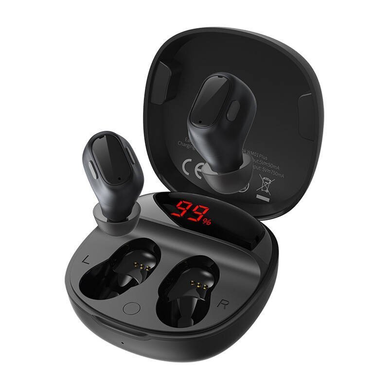 Baseus Encok True Wireless Earphones WM01 Plus (Black) hind ja info | Kõrvaklapid | hansapost.ee