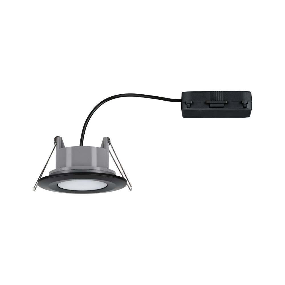 LED süvistatav valgusti Calla Pöörlev IP65 ümmargune 90mm 30° 6W 500lm 230V 4000K Must matt hind ja info | Süvistatavad LED valgustid | hansapost.ee