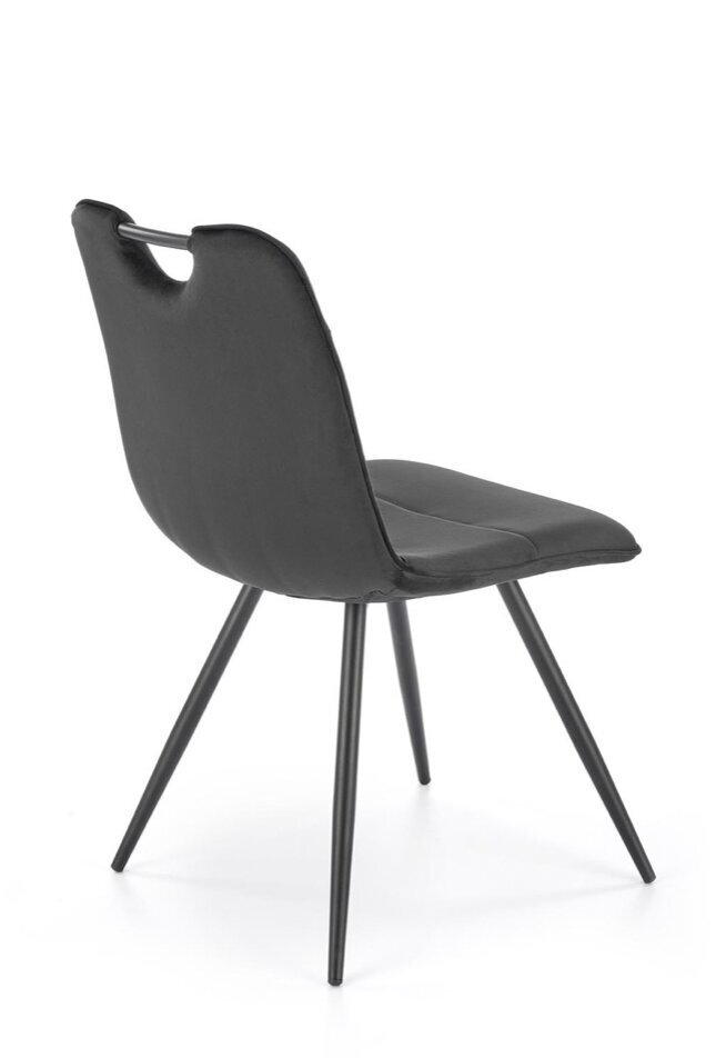 4-tooli komplekt K521, must цена и информация | Köögitoolid, söögitoolid | hansapost.ee