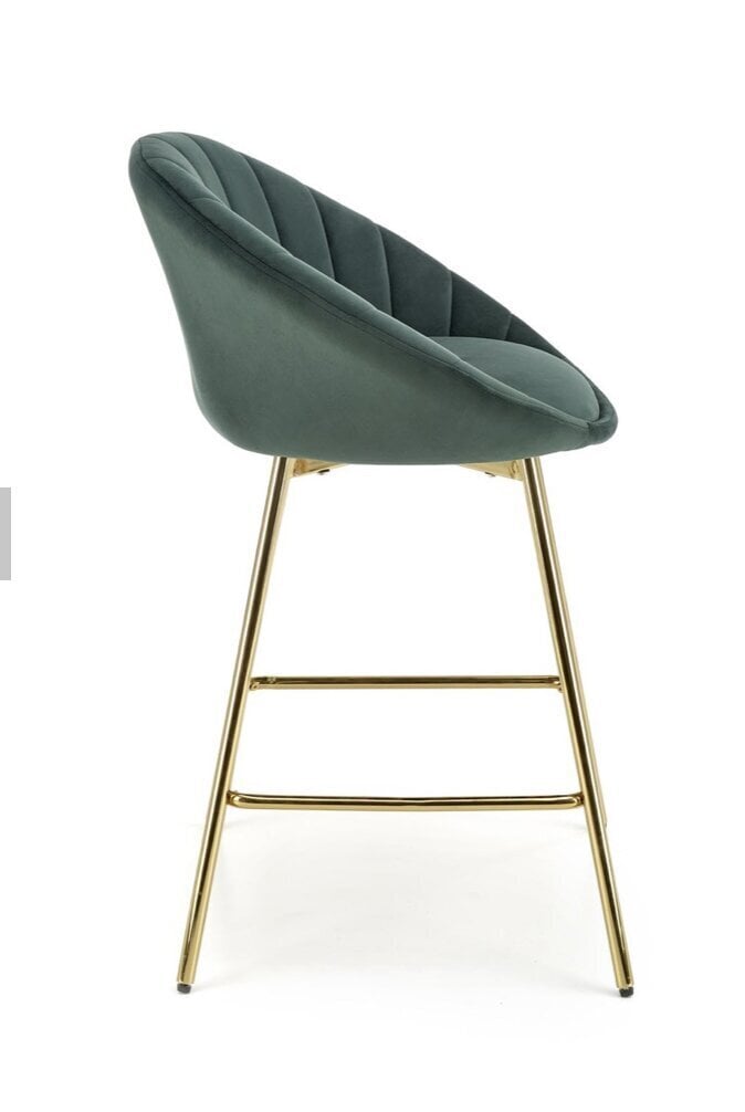 2-tooli komplekt H112, roheline/kuldne hind ja info | Köögitoolid, söögitoolid | hansapost.ee