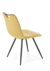 Комплект из 4-х стульев К521, желтый/черный цвет цена и информация | Стулья для кухни и столовой | hansapost.ee