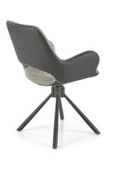2-tooli komplekt K494, hall/must hind ja info | Köögitoolid, söögitoolid | hansapost.ee