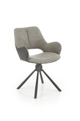 Комплект из 2-х стульев K494, серый/черный цвет цена и информация | Стулья для кухни и столовой | hansapost.ee