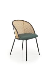 Комплект из 4-х стульев K508, зеленый/черный цвет цена и информация | Стулья для кухни и столовой | hansapost.ee