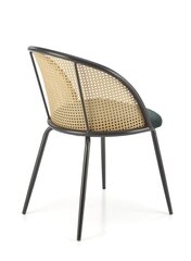 4-tooli komplekt K508, roheline/must hind ja info | Köögitoolid, söögitoolid | hansapost.ee