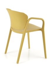 Комплект из 4-х стульев K491, желтый цвет цена и информация | Стулья для кухни и столовой | hansapost.ee