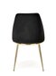 2-tooli komplekt K460, must/kuldne цена и информация | Köögitoolid, söögitoolid | hansapost.ee