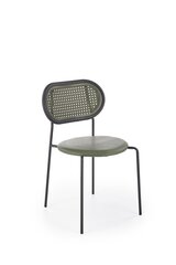 Комплект из 4-х стульев K524, зеленый/черный цвет цена и информация | Стулья для кухни и столовой | hansapost.ee