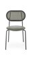4-tooli komplekt K524, roheline/must hind ja info | Köögitoolid, söögitoolid | hansapost.ee