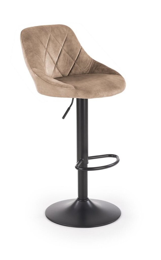 2-tooli komplekt H101, pruun/must цена и информация | Köögitoolid, söögitoolid | hansapost.ee