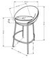 2-tooli komplekt H118, sinine/must цена и информация | Köögitoolid, söögitoolid | hansapost.ee