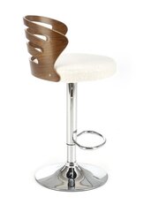 Барный стул H109, ​​бежевый/коричневый цвет цена и информация | Стулья для кухни и столовой | hansapost.ee
