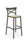 4-tooli komplekt H111, must/pruun hind ja info | Köögitoolid, söögitoolid | hansapost.ee
