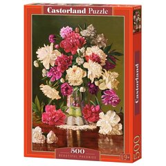 Пазл с цветами Castorland Beautiful Pheonies, 500 шт. цена и информация | Пазлы | hansapost.ee