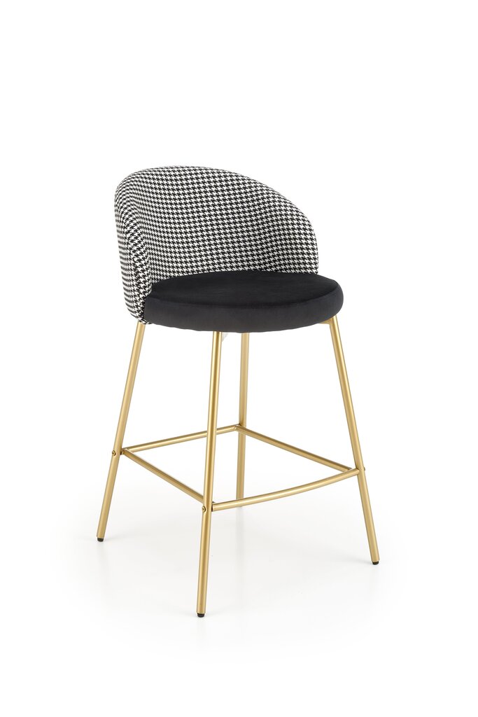 2-tooli komplekt H113, must/kuldne hind ja info | Köögitoolid, söögitoolid | hansapost.ee