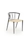 4 tooli komplekt K515, beež/must hind ja info | Köögitoolid, söögitoolid | hansapost.ee