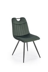 Комплект из 4-х стульев K521, зеленый/черный цвет цена и информация | Стулья для кухни и столовой | hansapost.ee