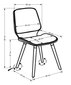 2-tooli komplekt K511, pruun/beež цена и информация | Köögitoolid, söögitoolid | hansapost.ee