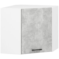 Кухонный шкаф Akord Oliwia W60/60N, белый/серый цвет цена и информация | Кухонные шкафчики | hansapost.ee
