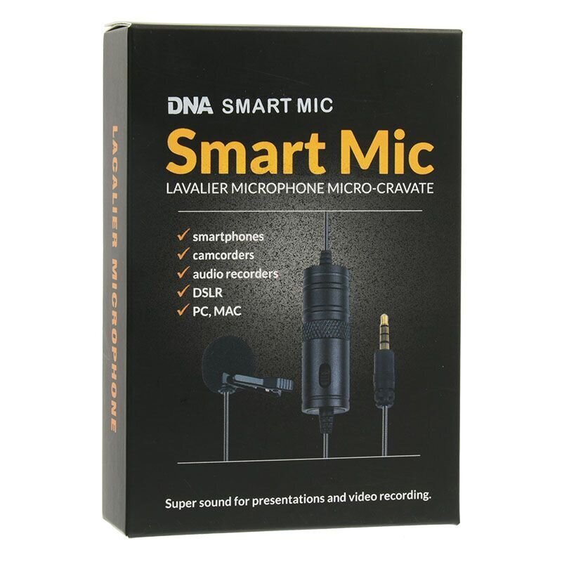 Klambriga kinnitatav mikrofon DNA SMART MIC цена и информация | Mikrofonid | hansapost.ee