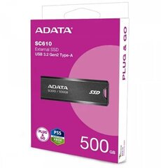 Adata SC610 цена и информация | Жёсткие диски (SSD, HDD) | hansapost.ee