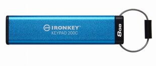 Kingston IronKey Keypad 200C цена и информация | USB накопители данных | hansapost.ee