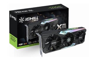 Inno3D GeForce RTX 4060 Ti iChill X3 (C406T3-08D6X-17113389) цена и информация | INNO 3D Компьютерные компоненты | hansapost.ee