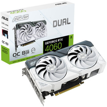 Asus Dual GeForce RTX 4060 OC White Edition hind ja info | Videokaardid | hansapost.ee