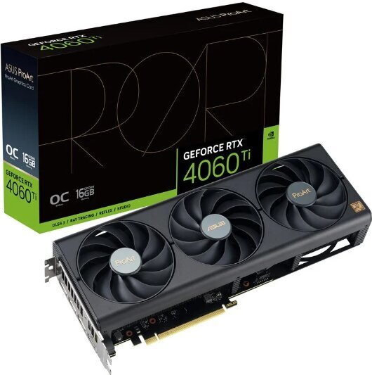 Asus ProArt GeForce RTX 4060 Ti OC Edition hind ja info | Videokaardid | hansapost.ee