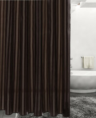 Шторка для душа Stripe Mocha, 1,8 - 2 м цена и информация | Аксессуары для ванной комнаты | hansapost.ee