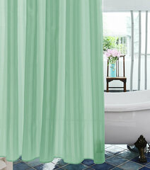 Dušikardin Stripe Green, 1,8 - 2 m price and information | Bathroom accessories | hansapost.ee