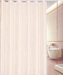 Dušikardin Stripe Beige, 1,8 - 2 m price and information | Bathroom accessories | hansapost.ee