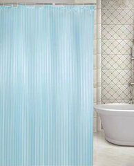 Шторка для душа Stripe Blue, 1,8 - 2 м цена и информация | Аксессуары для ванной комнаты | hansapost.ee