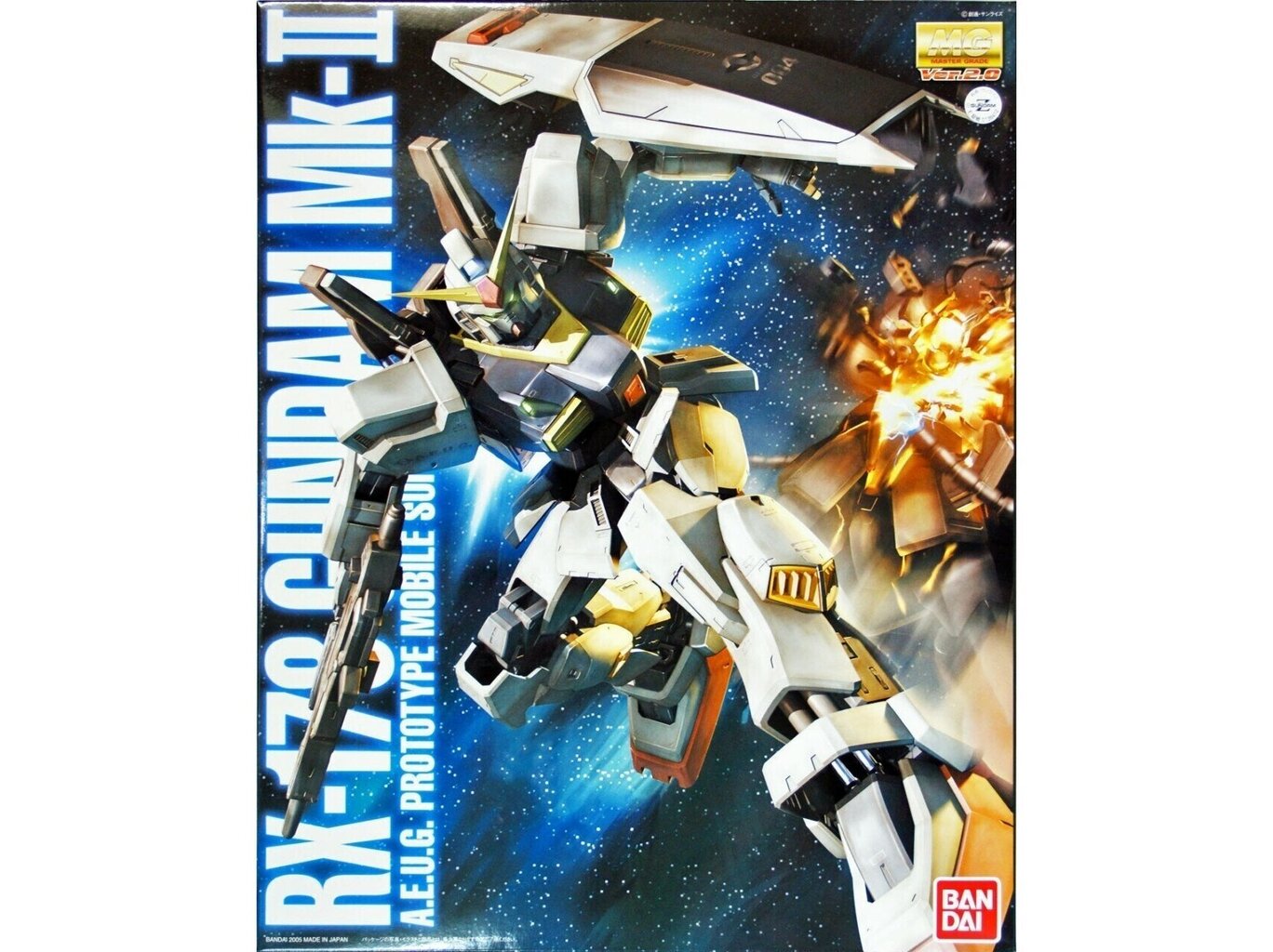 Bandai - MG RX-178 Gundam Mk.II Version2.0, 1/100, 61577 hind ja info | Klotsid ja konstruktorid | hansapost.ee