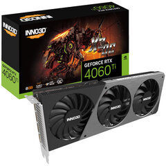 Inno3D GeForce RTX 4060 Ti 8GB X3 OC (N406T3-08D6X-171153L) цена и информация | INNO 3D Компьютерные компоненты | hansapost.ee