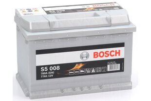 Aku Bosch 77Ah 780A S5008 hind ja info | Autoakud | hansapost.ee