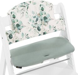 Подушка сиденья стульчика для кормления Hauck Alpha+ Leaves Mint, зеленая цена и информация | Обеденные стулья | hansapost.ee