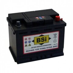 Aku BSI 63Ah 610A hind ja info | BSI Autoakud ja akulaadijad | hansapost.ee