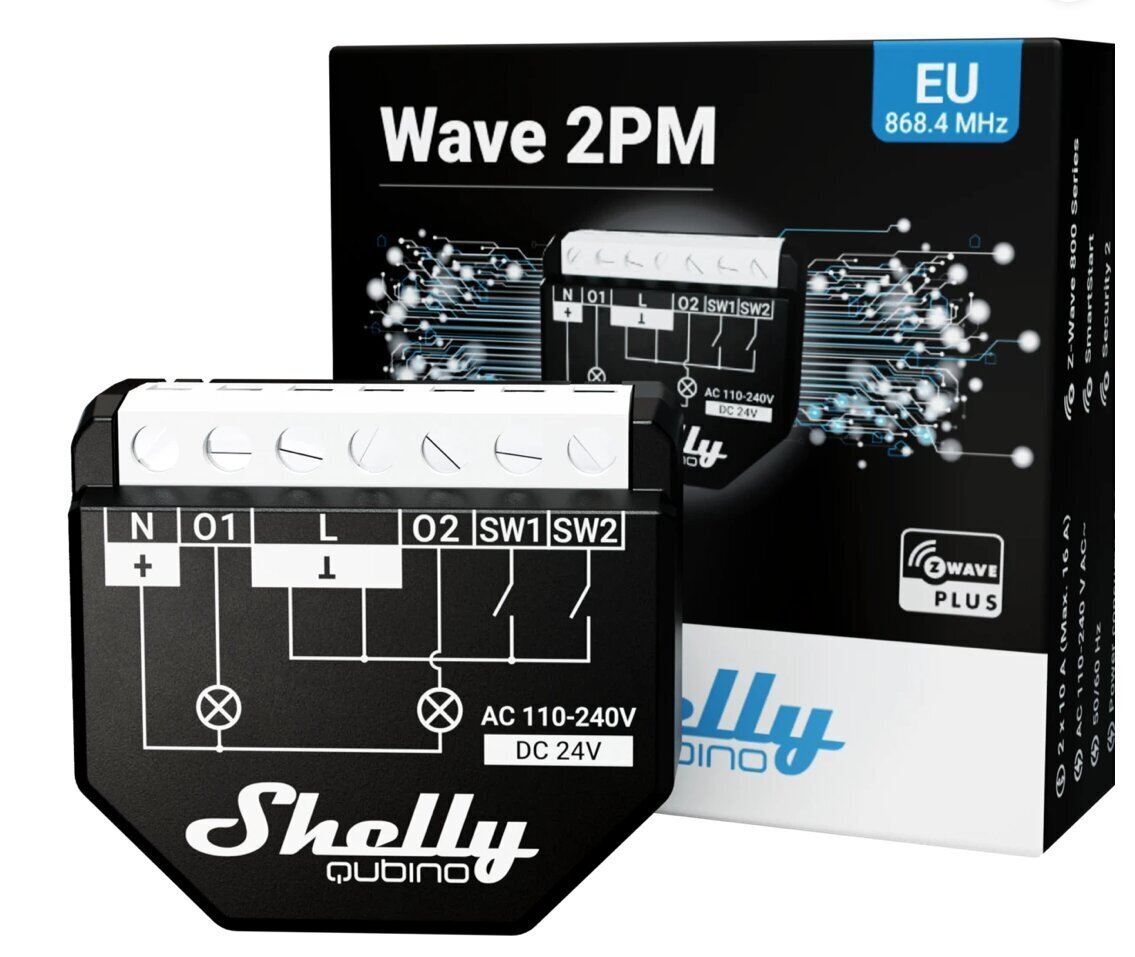 Nutirelee Shelly Qubino Wave 2PM hind ja info | Valvesüsteemid, kontrollerid | hansapost.ee