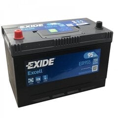 Аккумулятор EXIDE Excell EB955 95Ач 720А (+ левый) цена и информация | Аккумуляторы | hansapost.ee