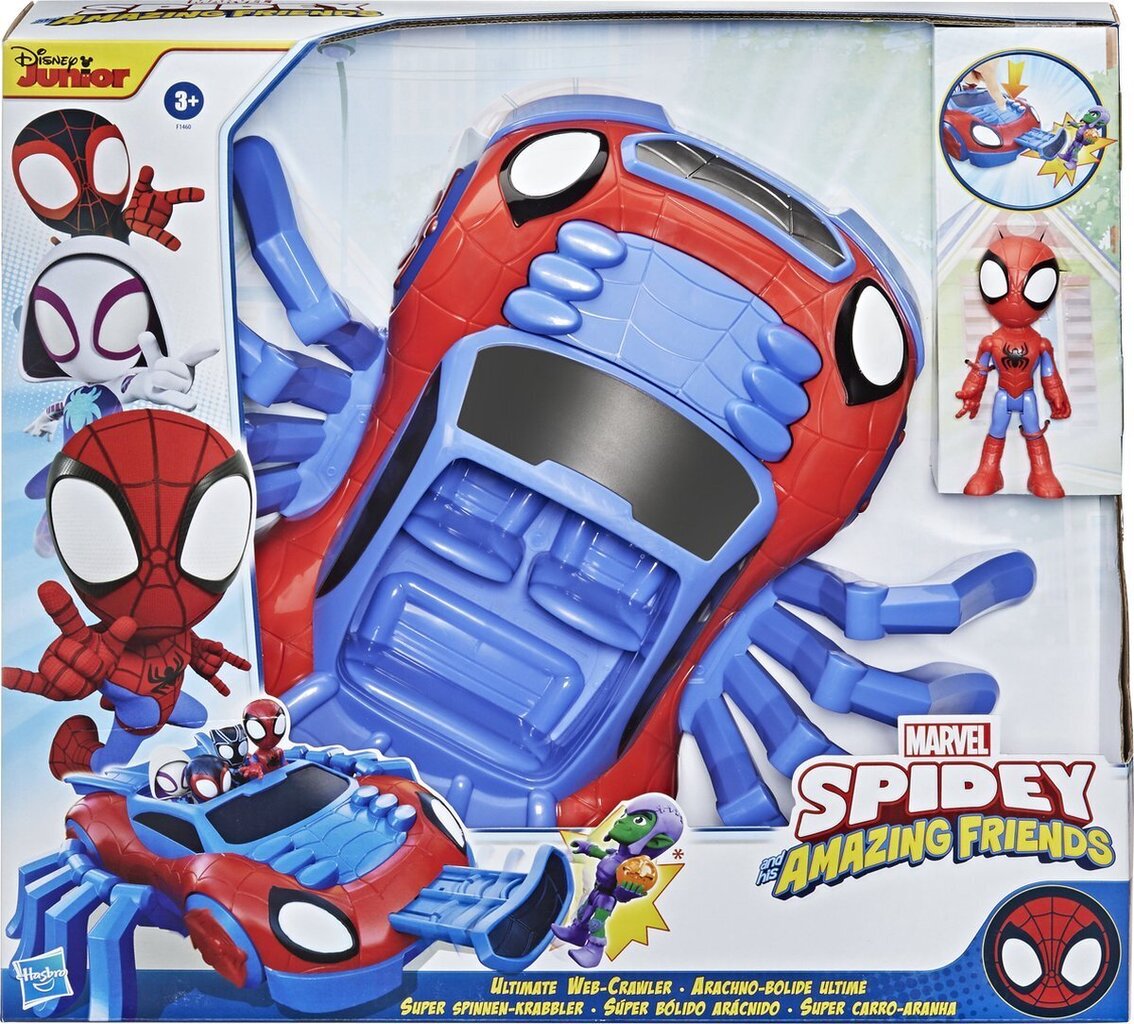 Kujukestega auto Marvel Spider-Man цена и информация | Mänguasjad poistele | hansapost.ee