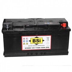 Аккумулятор BSI 110Ач 920А цена и информация | Аккумуляторы | hansapost.ee