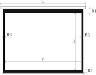 Leinwand Electric 135" 16:9 hind ja info | Projektori ekraanid | hansapost.ee