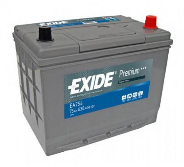 Aku Exide EA754 75Ah 630A hind ja info | Autoakud | hansapost.ee