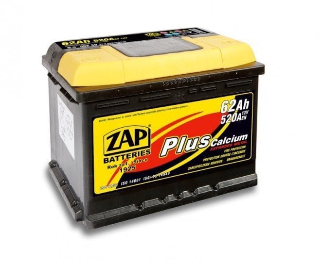Aku ZAP Plus 62Ah 520A цена и информация | Autoakud | hansapost.ee