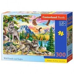 Pusle Castorland Wolf Family and Eagles 300 osa цена и информация | Пазлы | hansapost.ee