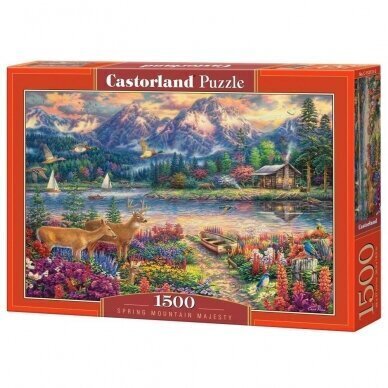 Pusle Castorland Spring Mountain Majesty 1500 osa цена и информация | Pusled lastele ja täiskasvanutele | hansapost.ee